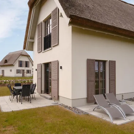 Reetland Am Premium Reetdachvilla Mit 3 Schlafzimmern, Sauna Und Kamin H11