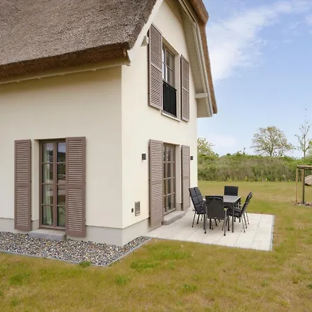 Reetland Am Premium Reetdachvilla Mit 3 Schlafzimmern, Sauna Und Kamin H11 Dranske